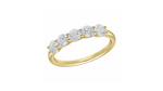 14K Yellow Gold Five Stone Diamond Ring