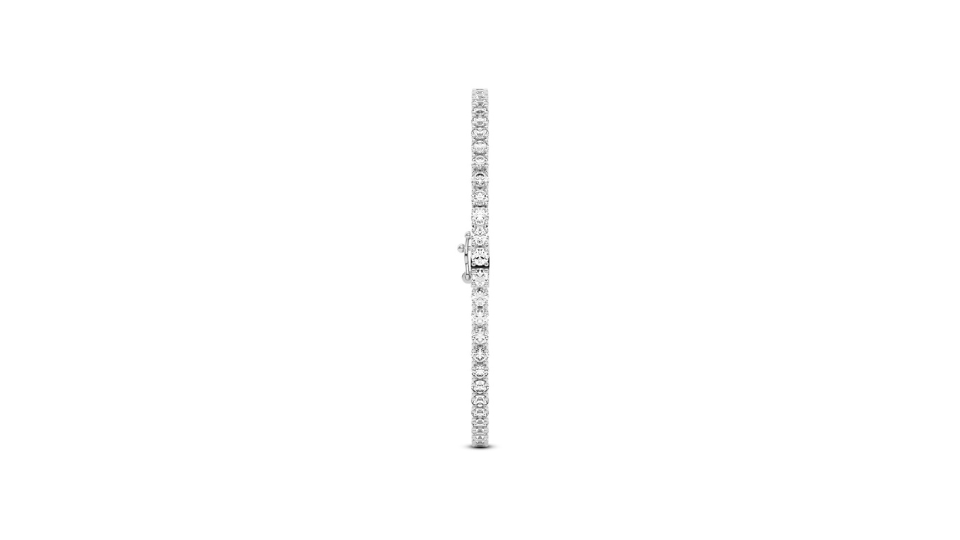 14K White Gold Petite Tennis Bracelet