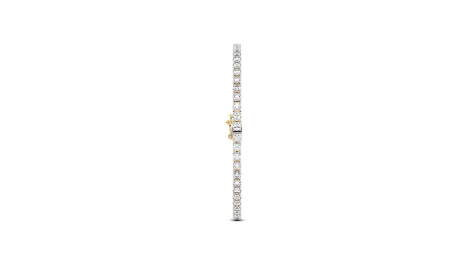 14K Yellow Gold Petite Tennis Bracelet